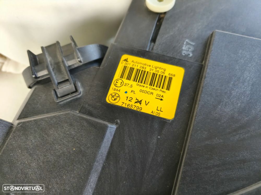 Farol esquerdo bi-xenon direcional BMW série 6 E62 E63 - 4