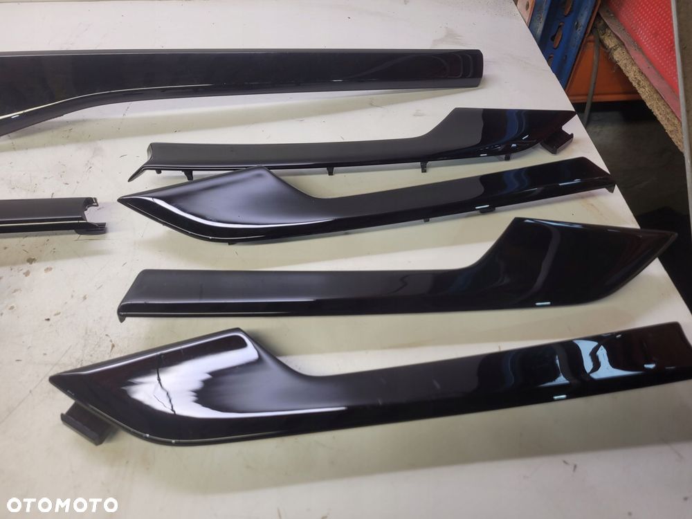 LISTWY DEKORY DEKOR PIANO BLACK AUDI A4 B9 A5 8W1 - 4