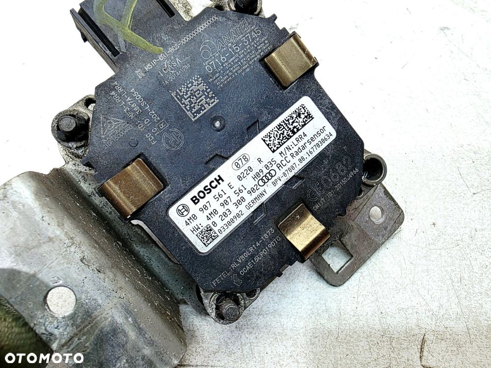 RADAR CZUJNIK DISTRONIC SENSOR ACC PRAWY AUDI Q7 4M 4M0907561E 4M0907574 - 7