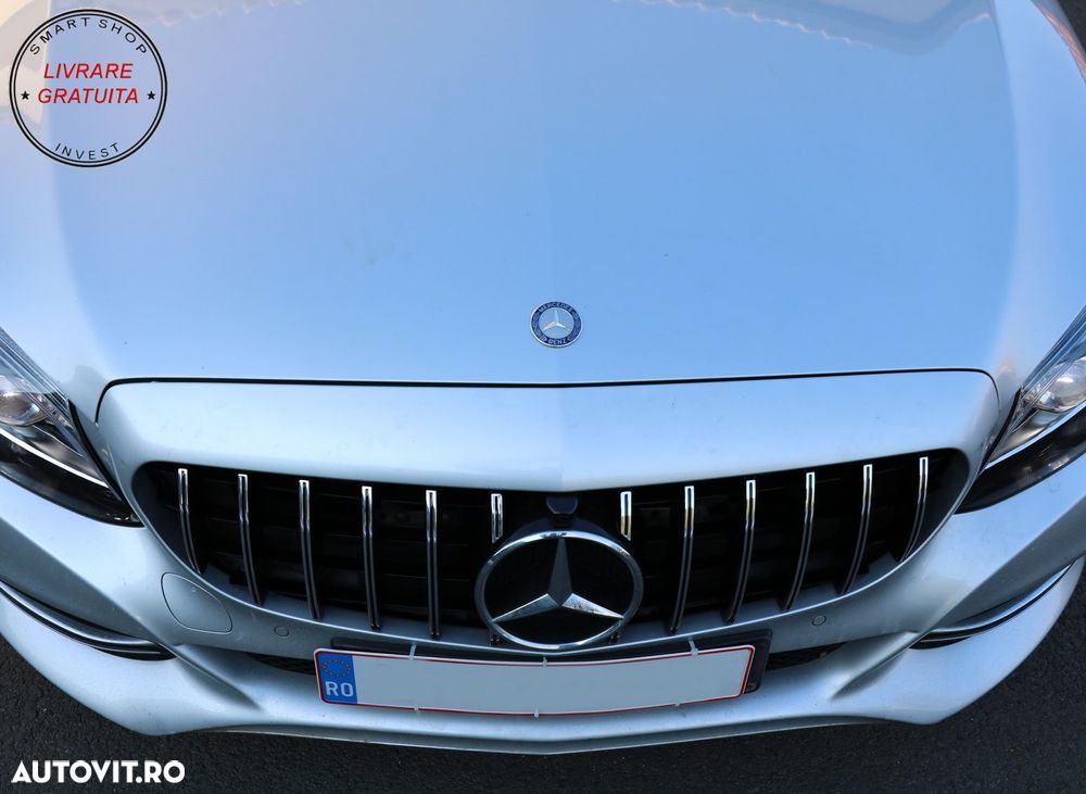Grila Centrala Mercedes C-Class W205 S205 C205 S205 (2014-2018) GT-R Panamericana - livrare gratuita - 12