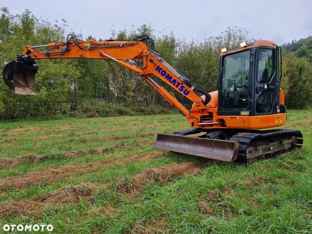 Komatsu Koparka Gąsienicowa 8 ton PC80MR-3 z Norwegii jak Nowa 2017rok 3100mtg 3x ramie łamane Klima ser.DEKRA pompa paliwa centr. smarowanie - 21