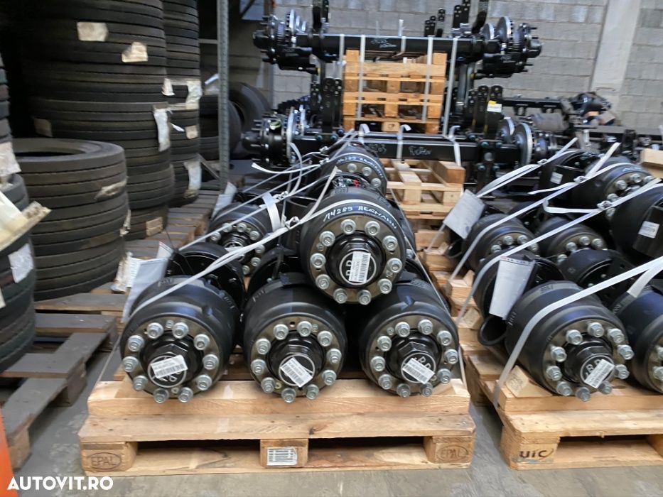AXE AXA bena cereale / bena fier / bascula SAF , BPW eco eco plus , Samro , ROR , SMB , GIGANT , TRAILOR , Schmitz, Mercedes - 1
