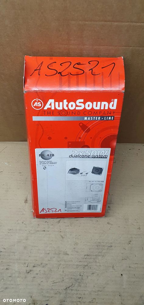 Głośnik głośniki prawy lewy przód tył 2x50W AutoSound - 2