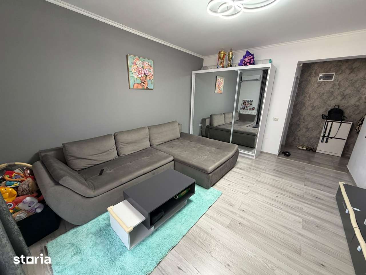 AP. 3 CAMERE - MOBILAT/UTILAT, BUCATARIE INCHISA, PARCARE, COMISION 0% — fotografia 3