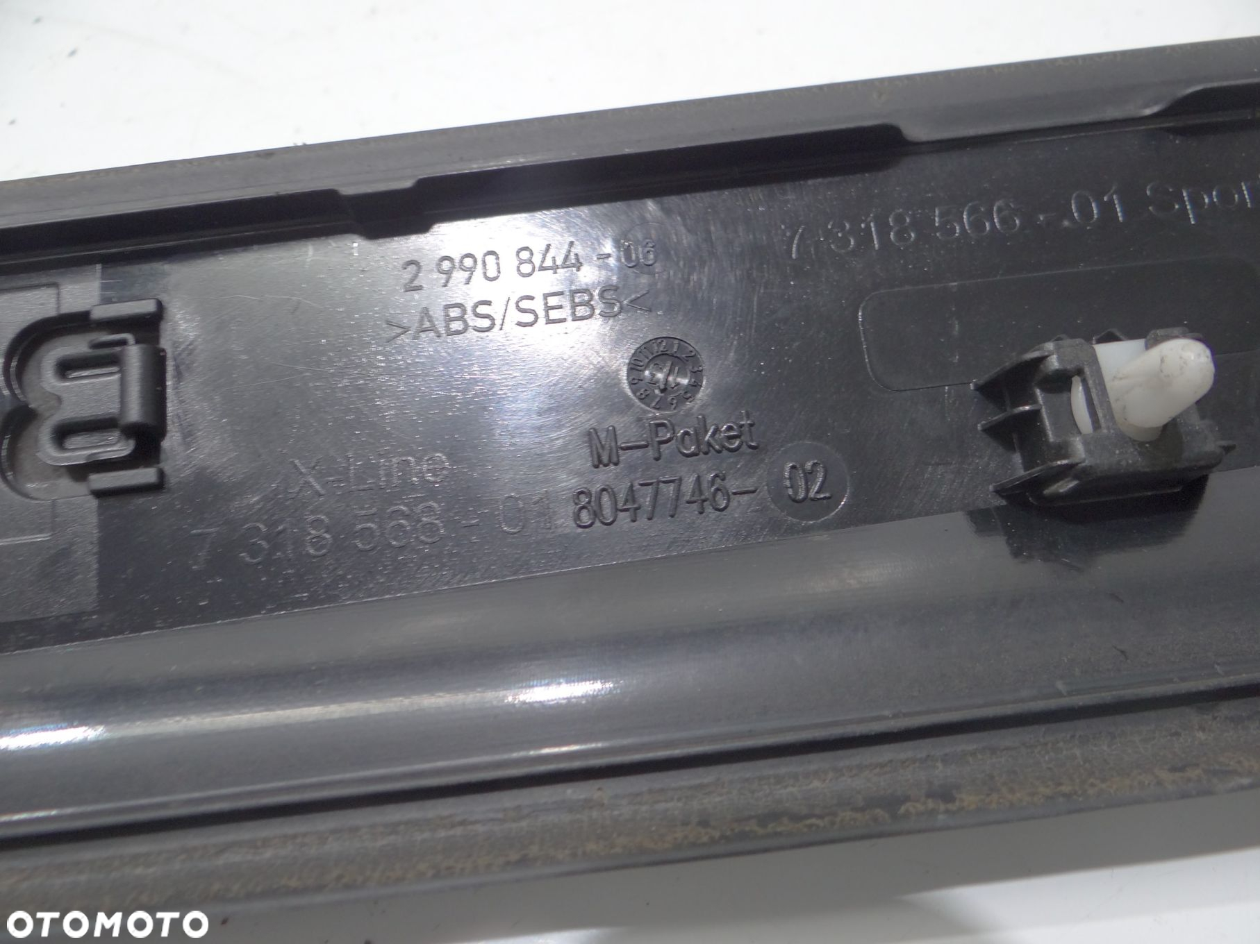 LISTWY PROGOWE BMW X1 E84 M PAKIET OE 8047745 KOMPLET - 14