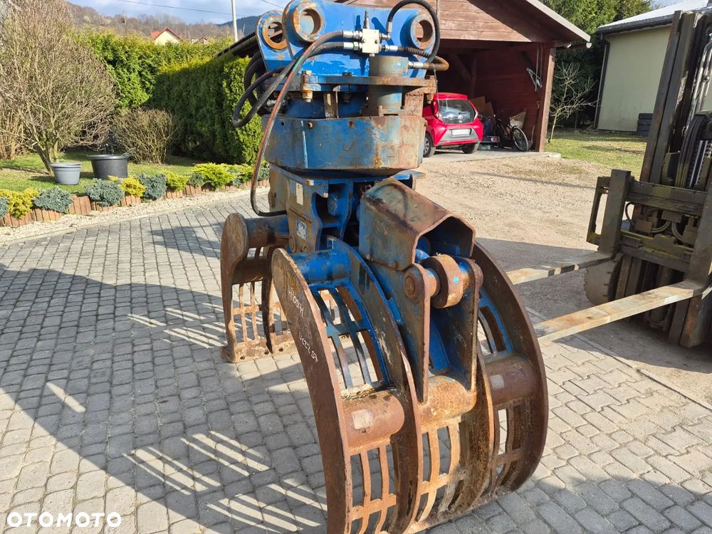 Mc Quaid HH2500 na 2 siłownikach, chwytak hydrauliczny obrotowy sortujący wyburzeniowy kleszcze, waga 1800kg. - 1