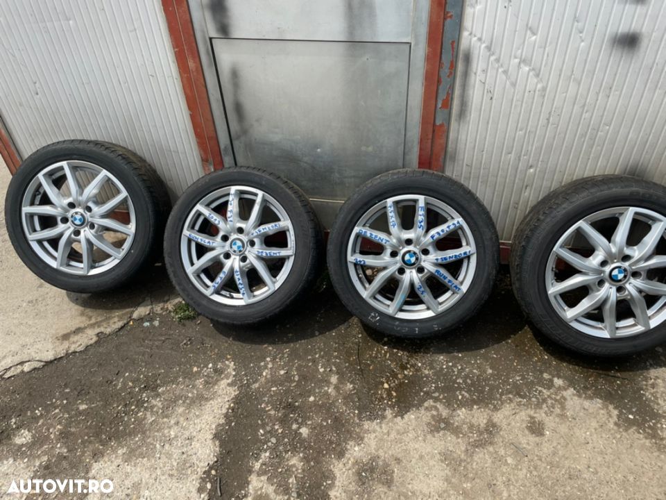 Set jante aliaj BMW seria 3 F30,F31 marca DEZENT cu cauciucuri runflat vara 245/45R17 si senzori presiune - 1
