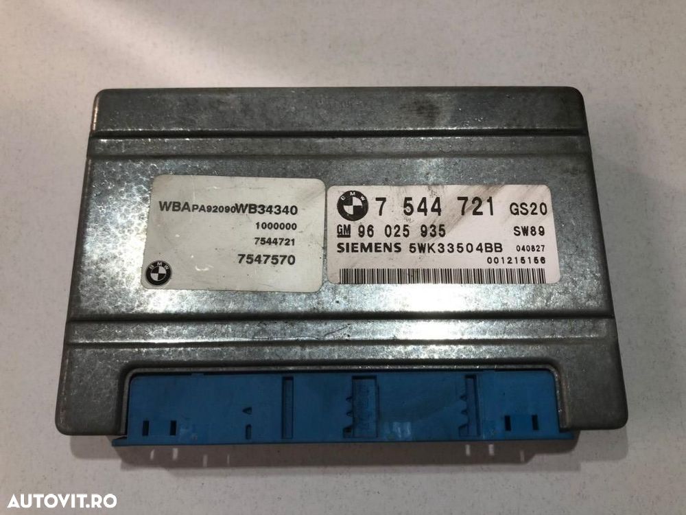 Calculator cutie automata 7544721 BMW Seria 3 E46 [1997 - 2003] - 1