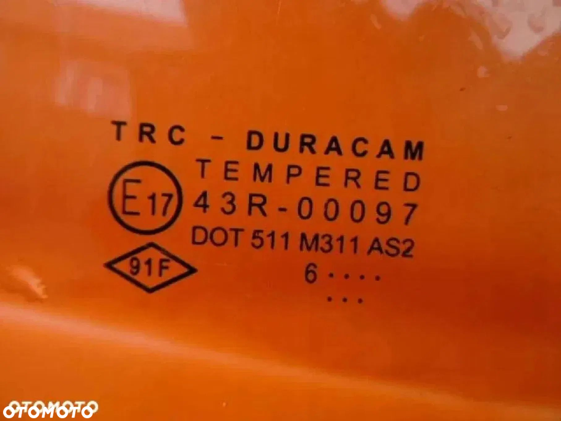 Szyba Drzwi Tylna Lewa Tył Dacia Logan II MCV 16R - 3