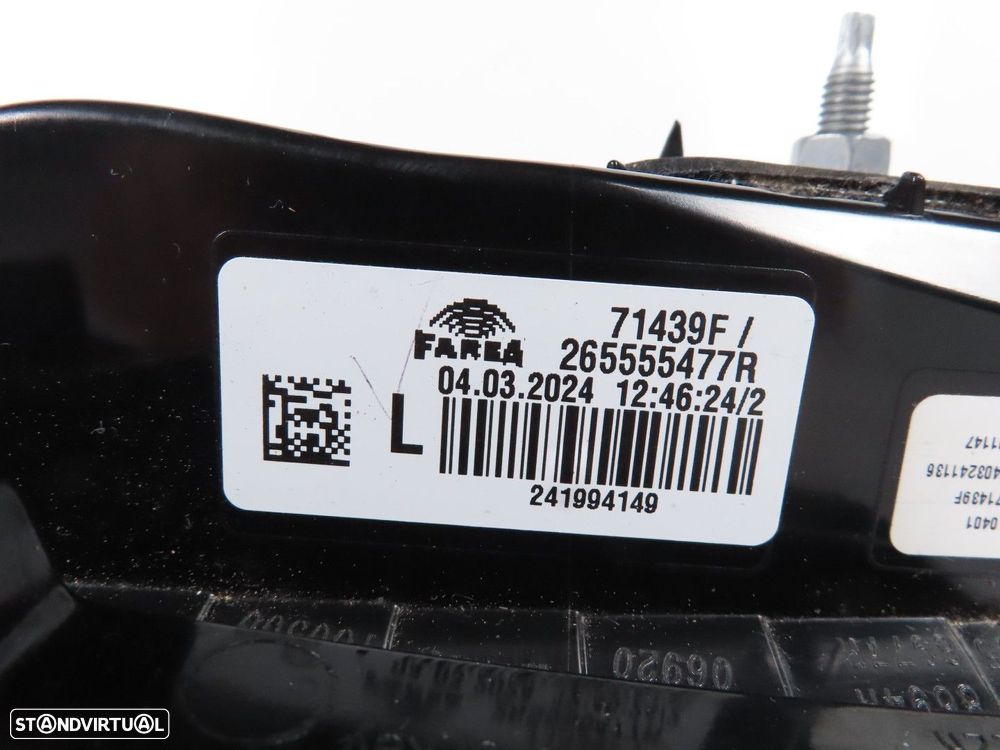 Farolim da mala Esquerdo/Trás Usado / Original RENAULT Clio V Hatchback (B7) 265... - 4