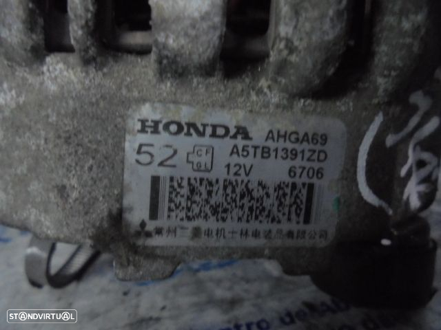 Alternador A5TB1391ZD AHGA69 HONDA JAZZ 1 FASE 2 2007 1.4I 85CV 5P CINZENTO HONDA 12V - 5