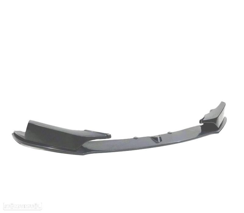 SPOILER LIP FRONTAL BMW F20 F21 11-15 LOOK M PERFORMANCE PRETO MATE - 3