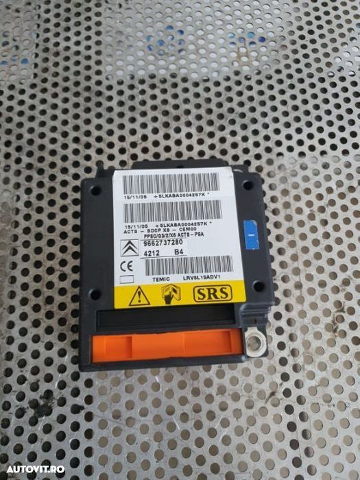Modul Calculator SRS Airbag Citroen C6 C5 An 2006-2012 Cod 9662737280 - 1