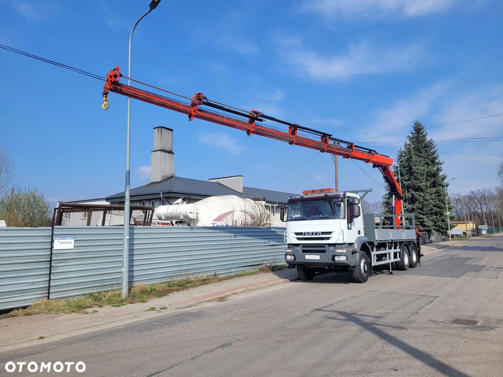 Iveco TRAKKER 260T36 6x4 HIAB 288 E-6 16m 6 WYSUWÓW PILOT HDS RADIOWY KLIMATYZACJA KLIMA ŻURAW DŹWIG - 5