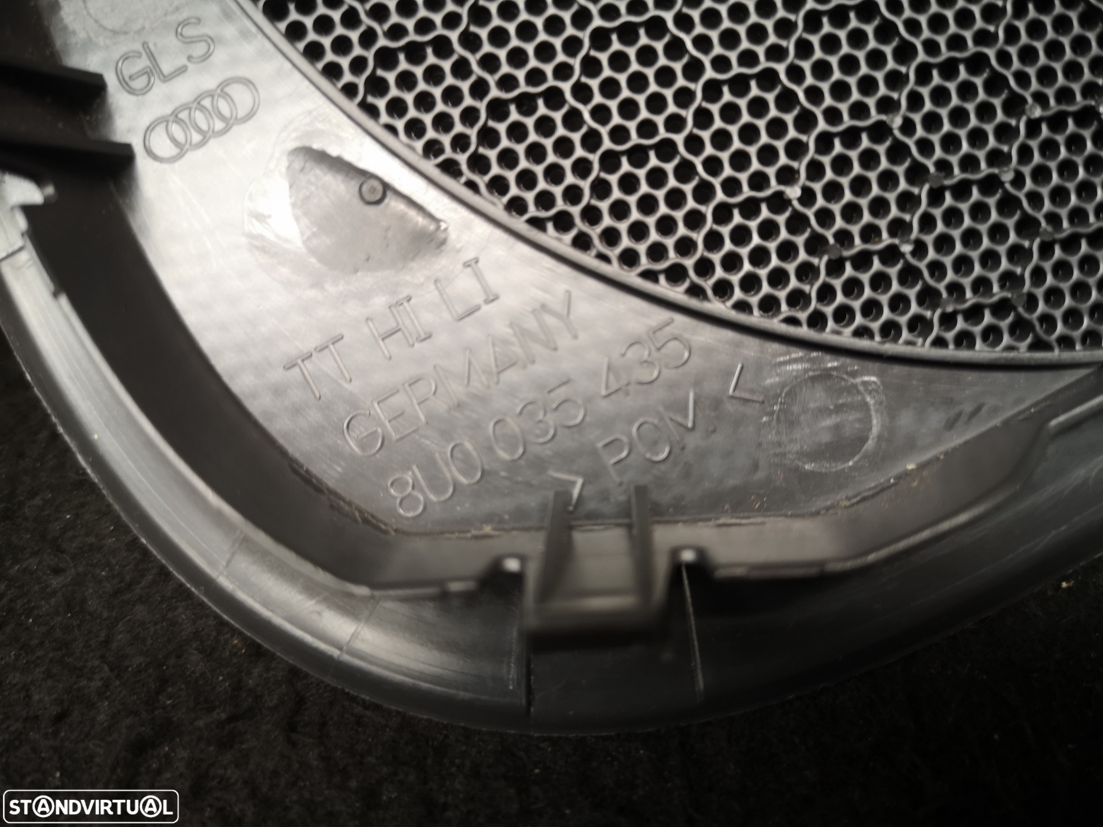 Tampa  coluna de som porta traseira esquerda originais Audi q3 8u 2014-2017 - 5