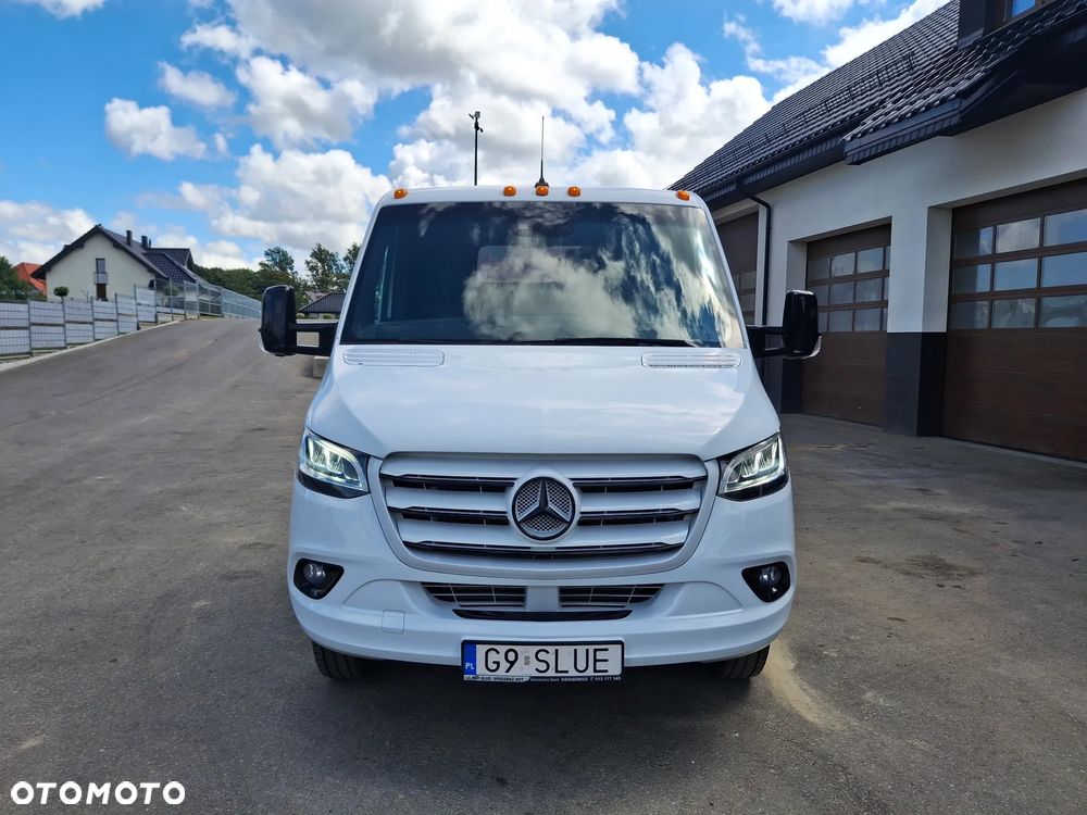 Mercedes-Benz Sprinter 519 3500 Kg DMC Laweta Autolaweta Pomoc Drogowa Silnik 3.0 V6 Koła Bliźniacze Wersja Kamper Obracane Fotele 3 Miejsca Elektryczne Fotele Z Pamięcią Nawigacja Łopatki F1 Światła Full Led - 2