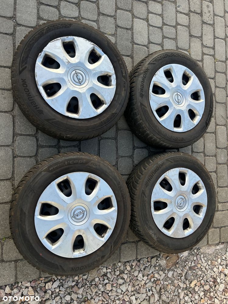 Koła zimowe Opel 5x110 ET35 65.1mm HANKOOK 195/65/15 2023r 7mm - 4