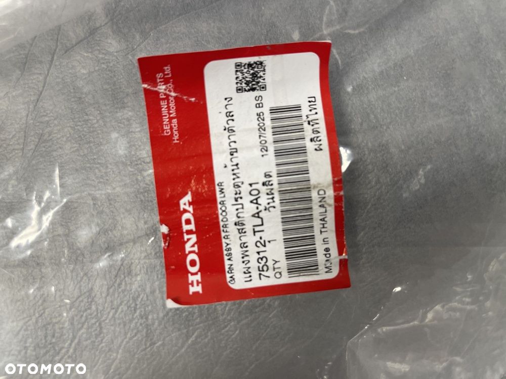 NOWA ORYGINALNA LISTWA DRZWI PRAWA PRZEDNIA PRAWY PRZÓD HONDA CRV V 5 18-26 75312-TLA-A0 - 9