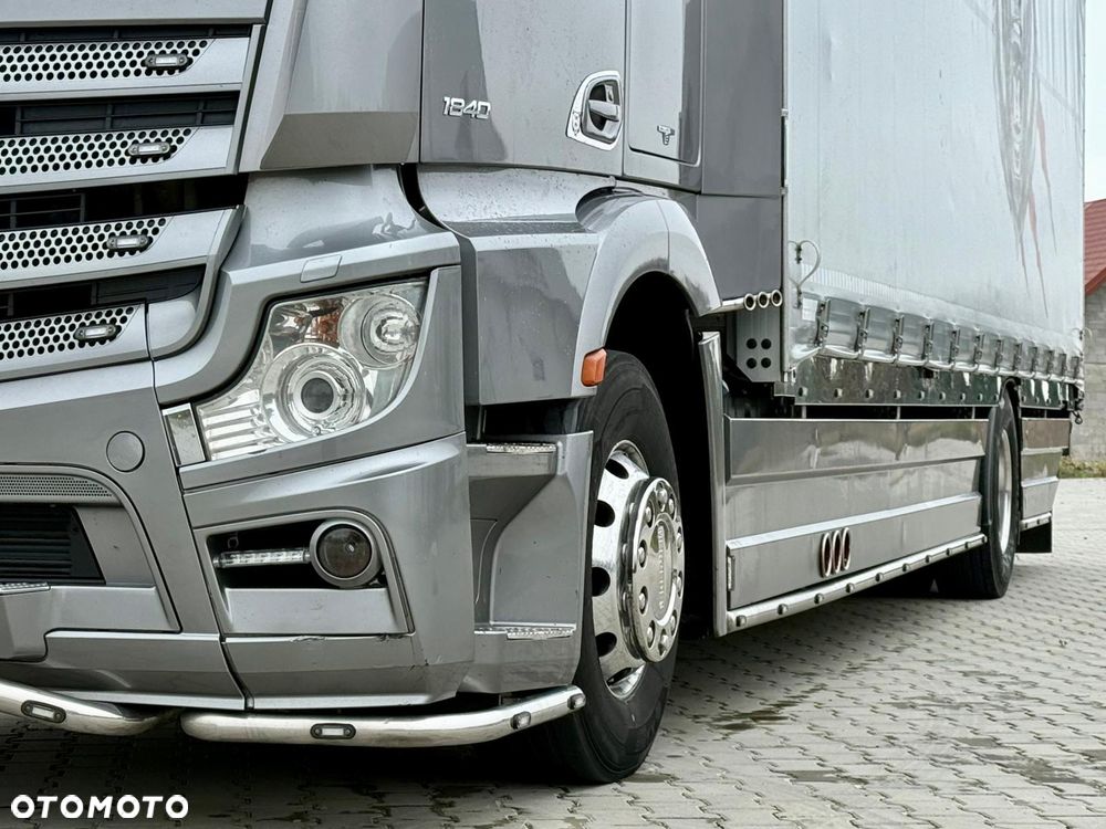 Mercedes-Benz ACTROS 1840 / FIRANKA / 20 EUROPALET / EURO 6 / JEDYNY TAKI / GRIZZLY / SUPER STAN / SERWISOWANY / 2015 ROK / SYPIALKA - 20