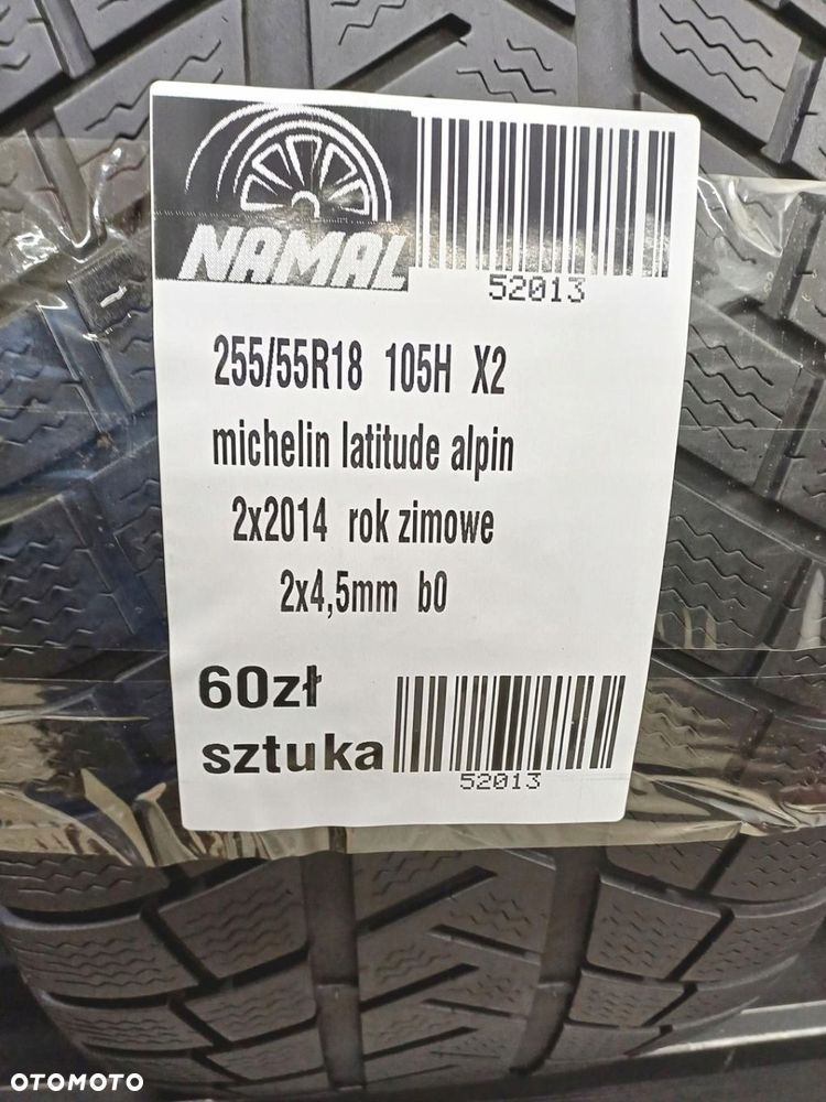 2x 255/55R18 Michelin opony zimowe 52013 - 6