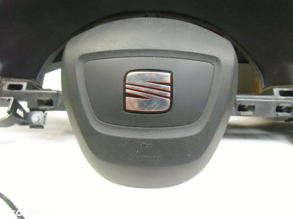 DESKA KONSOLA AIRBAG NAPINACZE KOLANOWA SEAT EXEO 2008 2013 ORYGINAŁ - 7