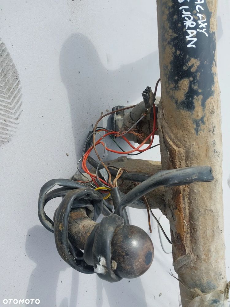 Hak holowniczy KOMPLETNY tabliczka wiązka Volkswagen Sharan 1 Lift Seat Alhambra I FL Ford Galaxy Mk2 Westfalia - 4