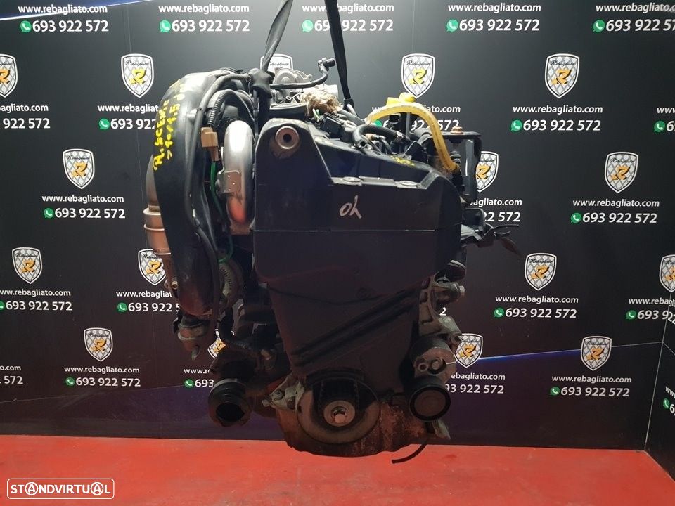 MOTOR COMPLETO RENAULT SCÉNIC III 2010 -K9K836 - 8