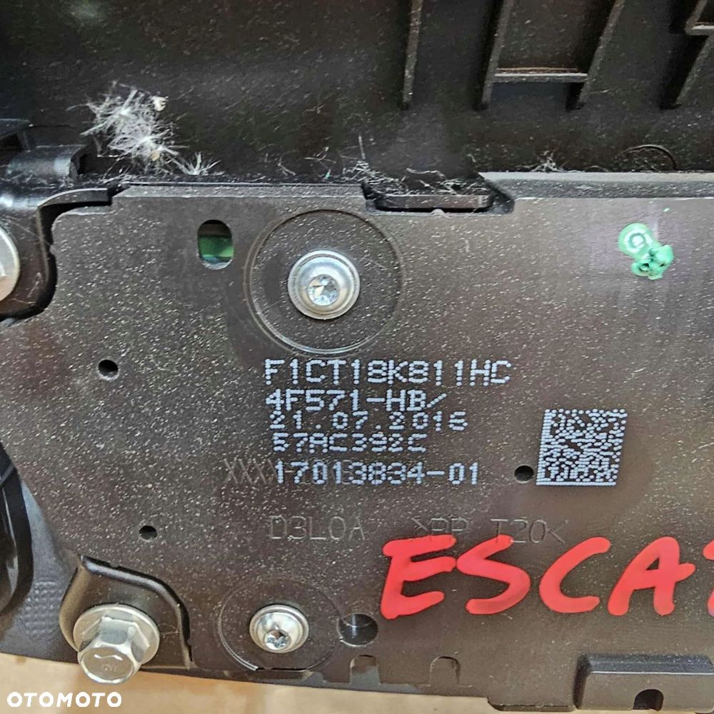 ford escape iii kuga mk2 lift ramka radia panel przełącznik - 4