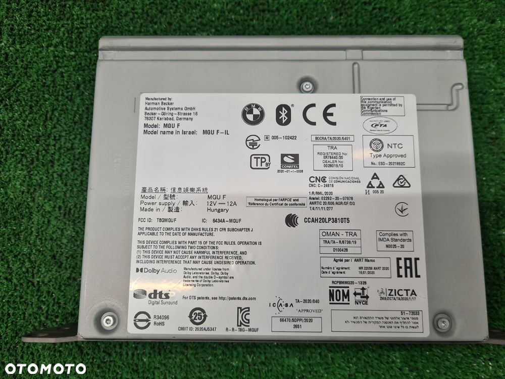 BMW 5 G30 LCI RADIO NAVI NAWIGACJA 5A5B486 - 3