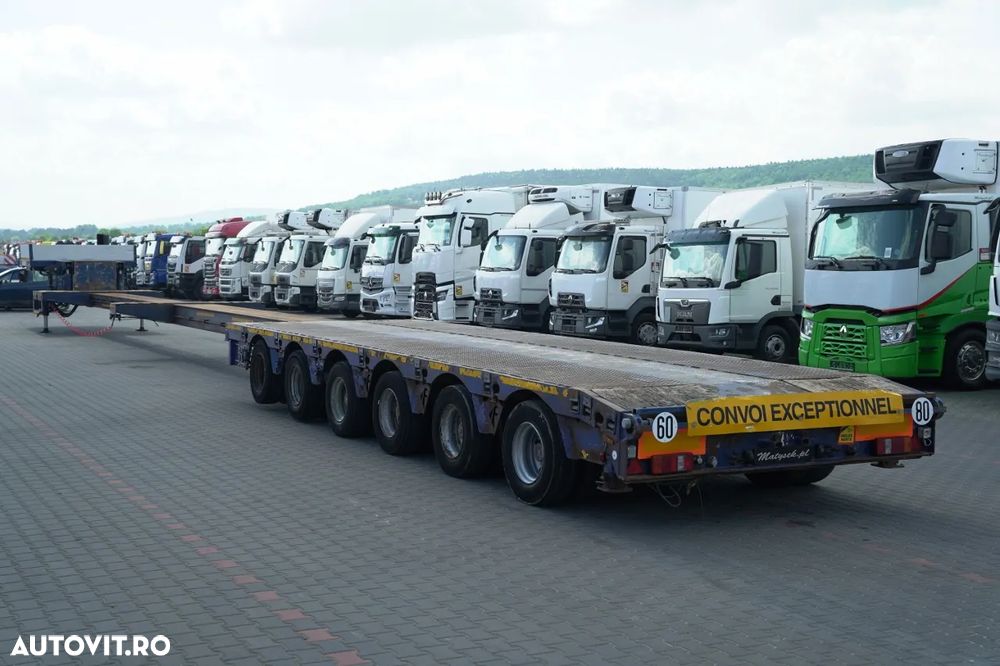 Faymonville BETON JOS / SPZ-6WAAU / EXTENSIBIL / TRANSPORTATOR / 30,3 M / MASĂ NETĂ: 88 T / AXE DE DIRECȚIE / SAF - 4