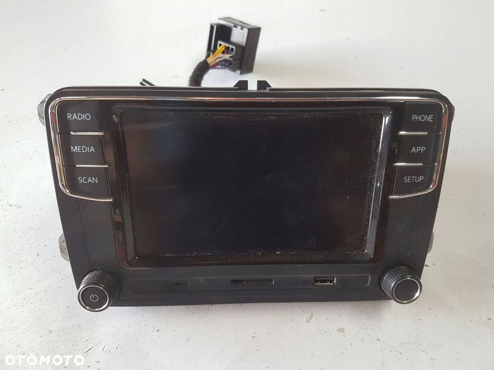VW POLO V 6R 6C LIFT 14-17r RADIO 19D035280 - 1