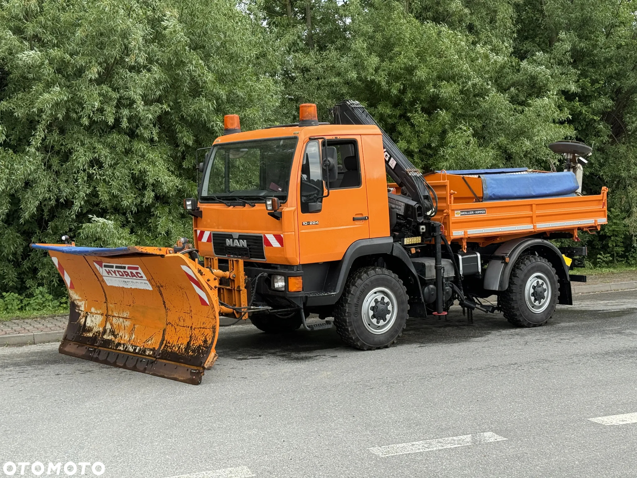MAN * MAN LE 10.220 *Kiper Wywrotka * 4x4 * Pług Piaskarka * Zimowe Utrzymanie * Sprowadzony * HDS MKG * - 2