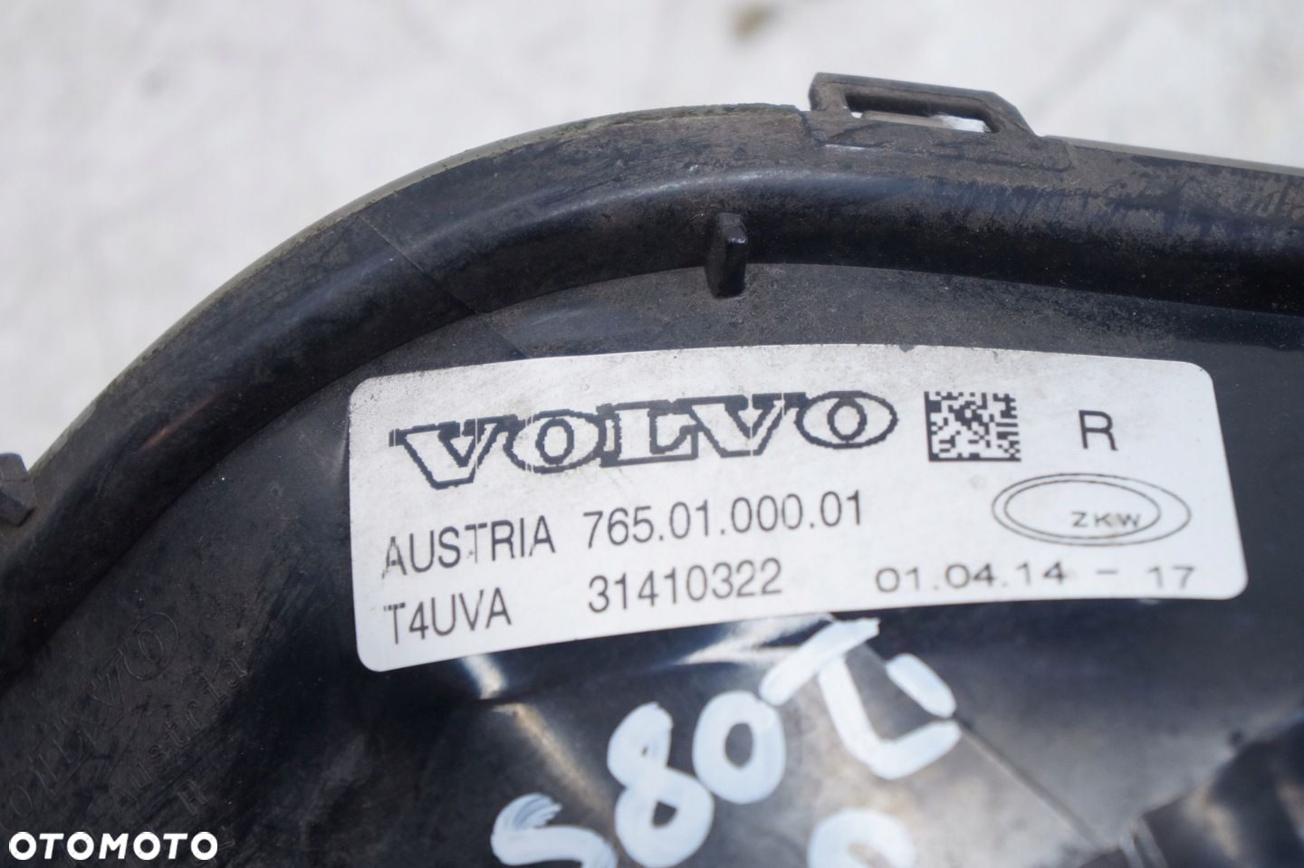 VOLVO V70 prawa lampa postojowa dzienna DRL LED HALOGEN XC70 S80 31410322 - 4