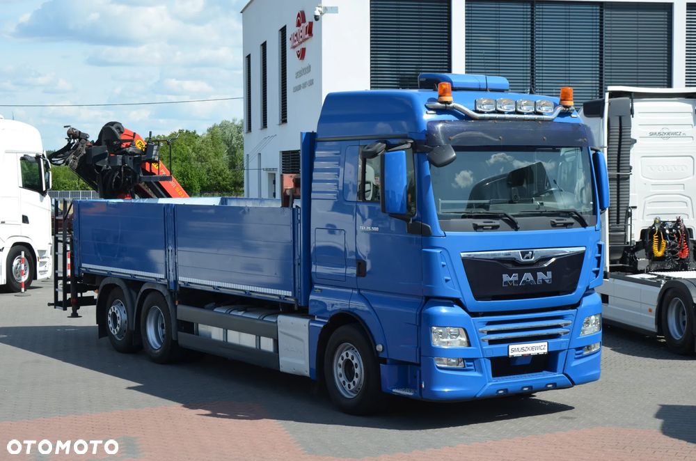 MAN TGX 26.500 6x2 HDS ZETKA PALFINGER KLIMA P. OŚ POD. I SKRĘTNA FULL AIR SKÓRY NAVI DE 5659 - 6