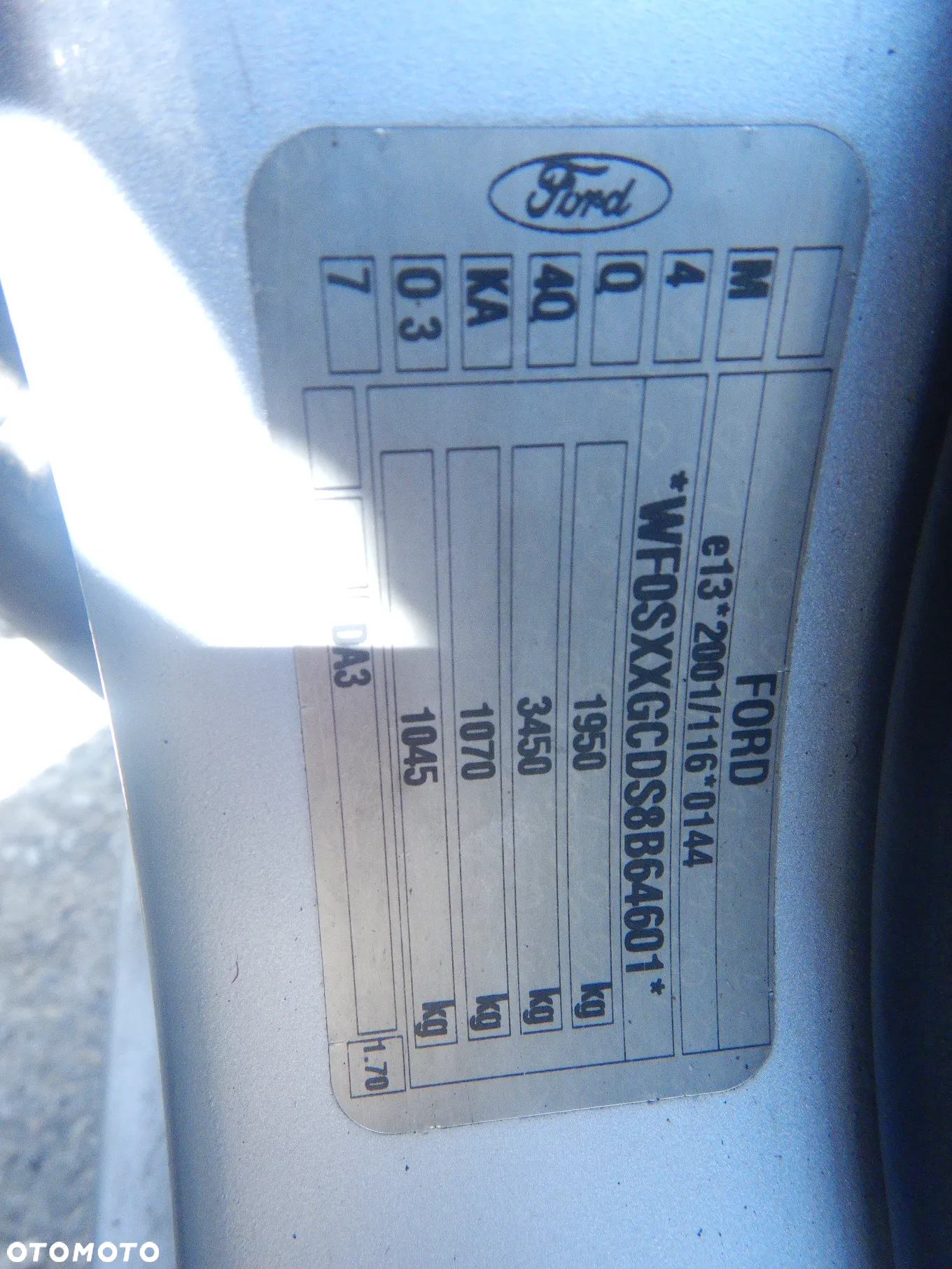CZĘŚCI - Ford Focus II MK2 1,8TDCI KKDA 115KM KOMBI LIFT 5B LAKIER 03 2008r. INDEX - 8962 - 15