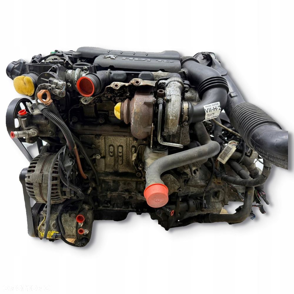 SILNIK 9HZ Citroen C2 C3 C4 Picasso Berlingo 1.6 HDI 109KM cały kompletny - 1