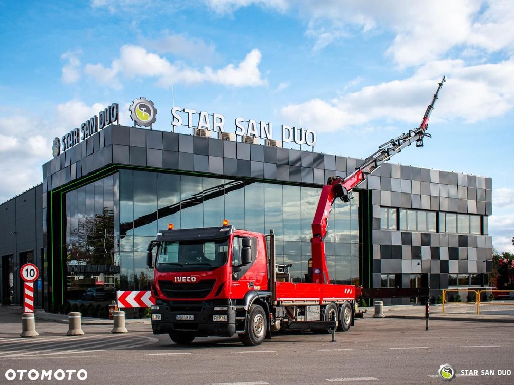 Iveco STRALIS 460 6x4 HMF 4020-K5 Fly Jib Hds Żuraw - 2