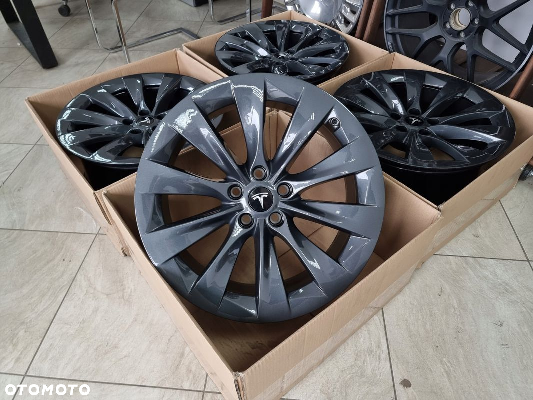 Grafitowe Felgi Aluminiowe Tesla Model X 2015, 2021/20 Cali Czujniki - 2
