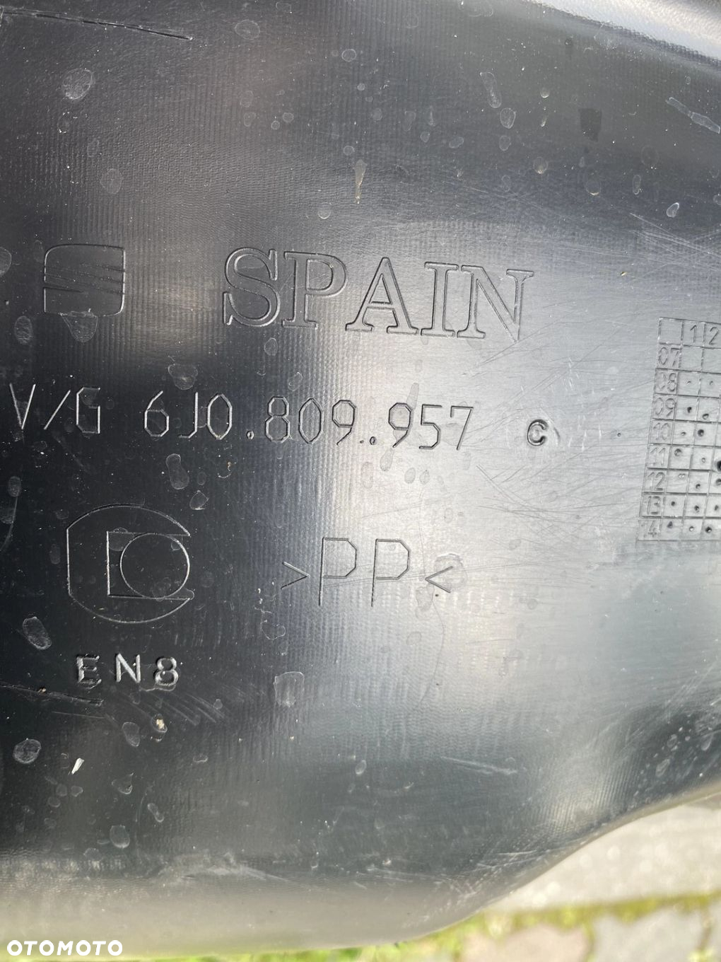 NADKOLE PRZEDNIE LEWE SEAT IBIZA IV 6J0 6J0809957 - 5