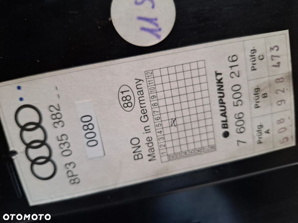 SUBWOOFER AUDI A3 8P 3D SLASK WYSYLKA - 2