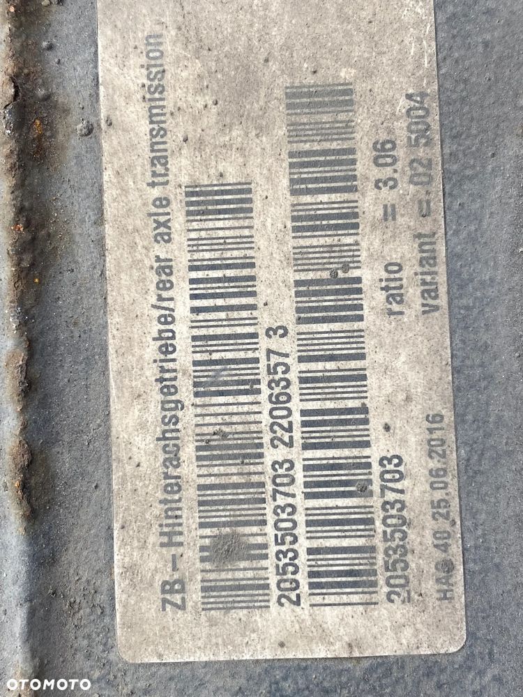 MERCEDES 205 cgi hybryda zawieszenie wozek tyl kompletne - 3