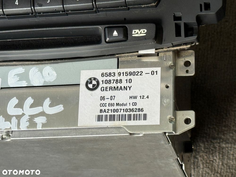 Radio CCC e60 e61 duża navi czytnik DVD 9159022 - 2