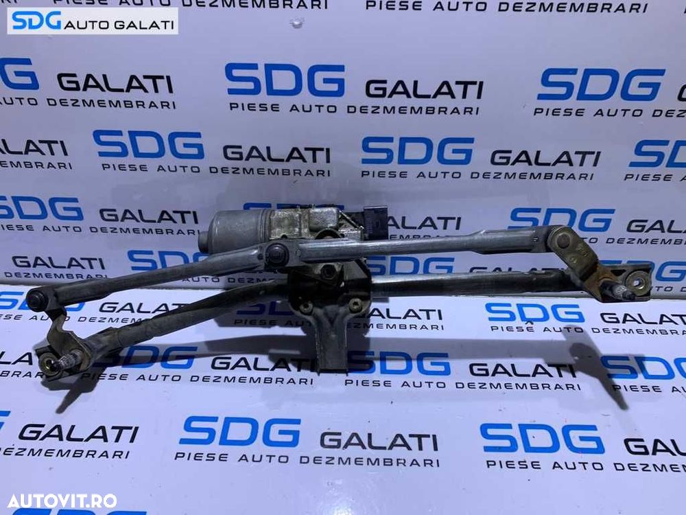 Ansamblu Complet cu Brat Brate Stergatoare Fata Parbriz Skoda Fabia 1 2000 - 2008 - 10