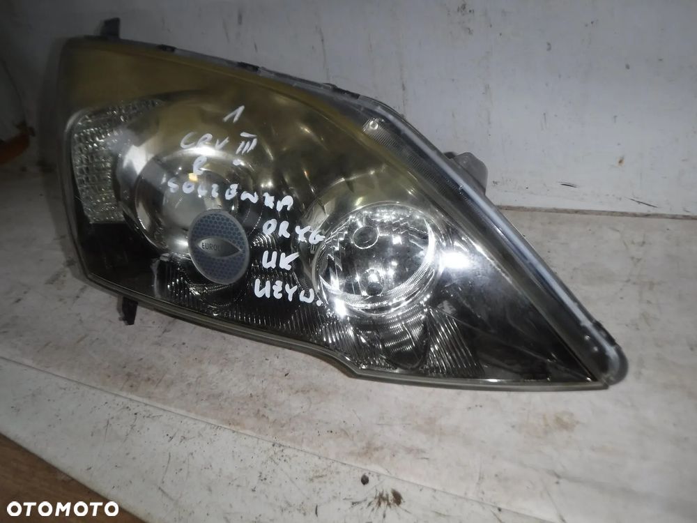 honda crv 3 iii lampa przód prawa uk przednia - 8