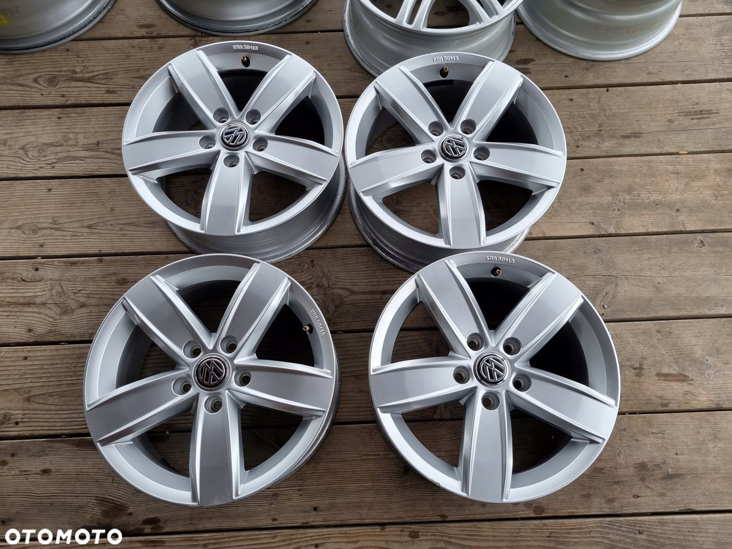 VW 5TA,T0URAN,GOLF,SEAT LEON 3,AUDI ,SKODA alu 6,5X16 ET48 5X112 bdb stan - 1
