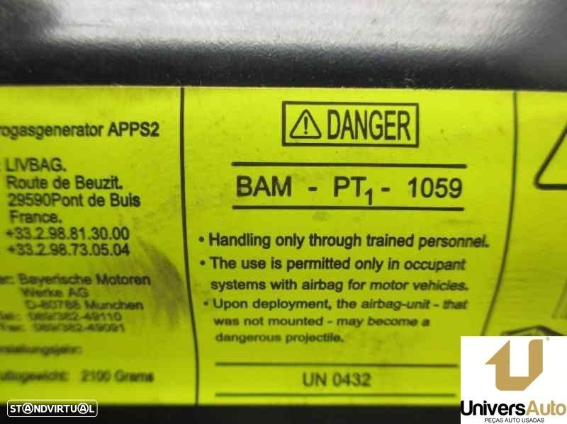 AIRBAG FRONTAL DIREITO MINI MINI 2003 -7056934 - 3