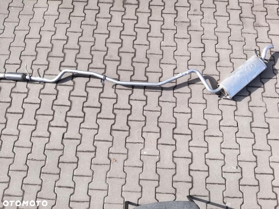 TŁUMIK KOŃCOWY+RURA ŚRODKOWA  FIAT SEICENTO (komplet wersja 14cm). - 2