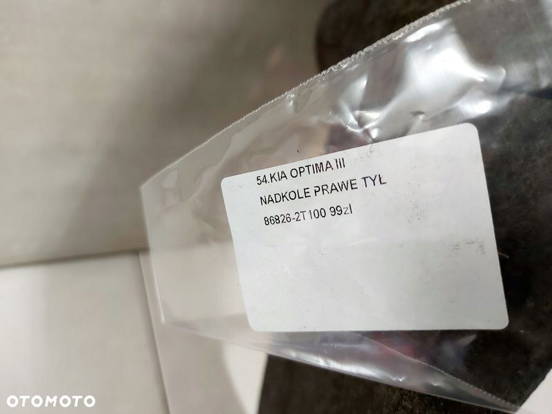 kia optima 3 iii sedan nadkole prawy tył prawe tylne 86826-2t100 - 3