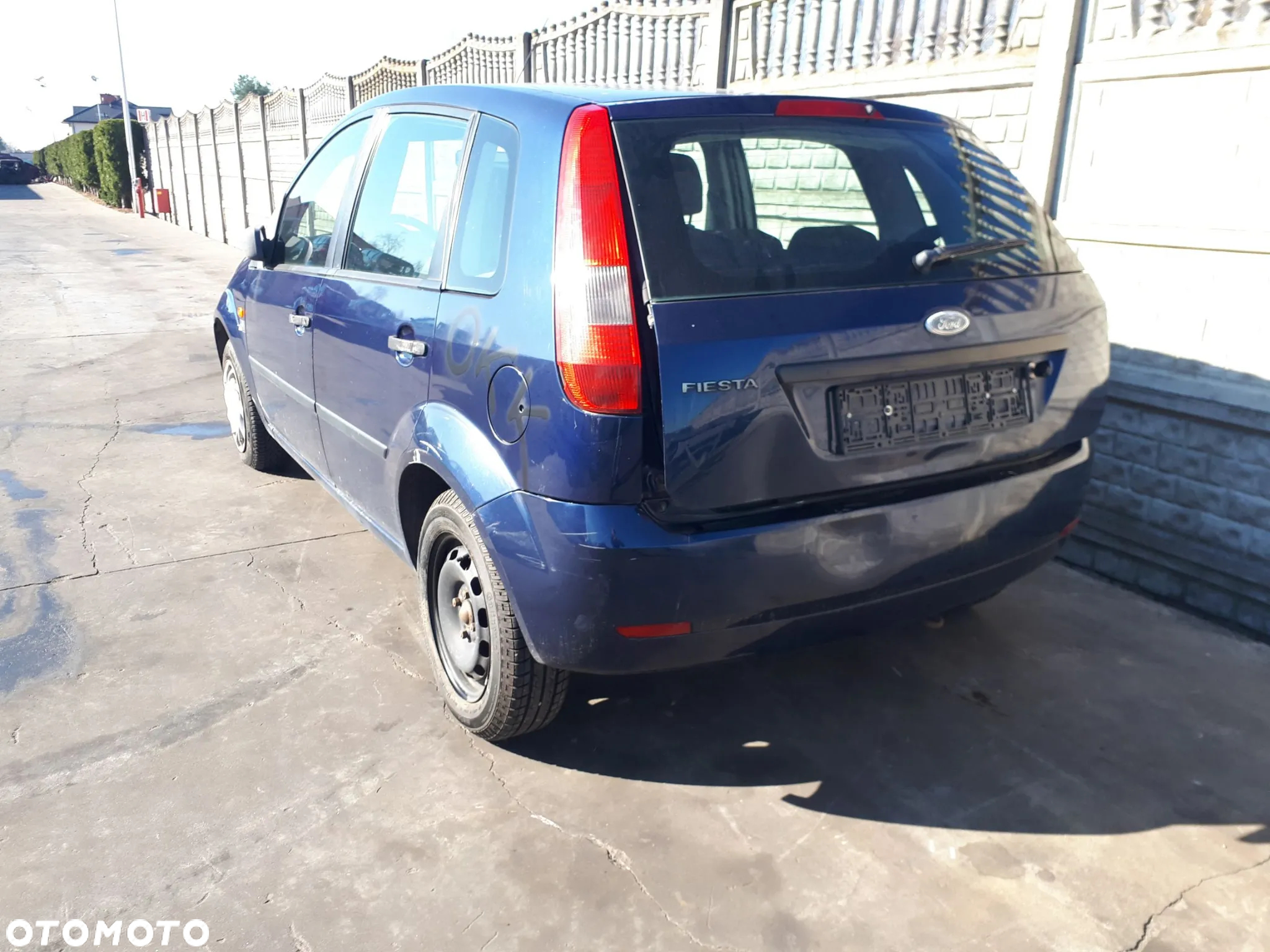 FORD FIESTA MK5 MK6 02-05 1.4 16V ZDERZAK TYŁ TYLNY W3 - 9