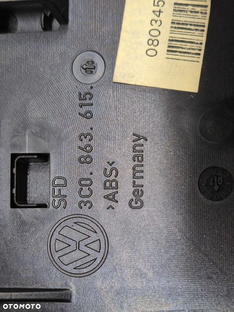 vw passat b6 b7 kratka środkowa nawiewu nadmuchu tunelu tył tylna - 9